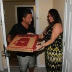 delivery man gets lucky with busty mom